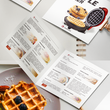 Load image into Gallery viewer, Waffle maker iSottcom, electric, for Viennese and Belgian waffles, 12 x 9 cm