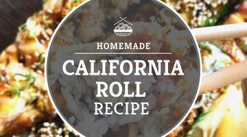 Homemade california roll sushi recipe