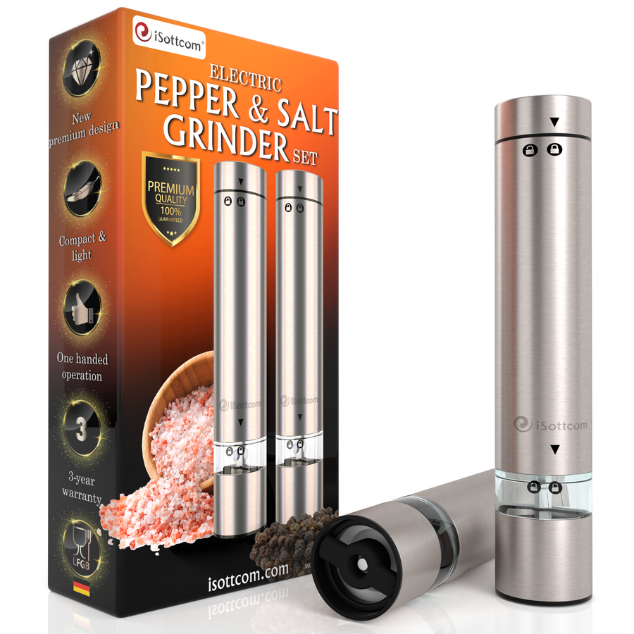 Electric Mini Salt and Pepper Grinders